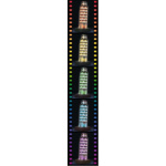 RAVENSBURGER Svítící 3D puzzle Noční edice Šikmá věž v Pise 216 dílků 119841