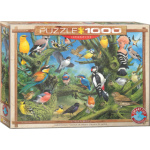 EUROGRAPHICS Puzzle Ptáci v zahradě 1000 dílků 120197