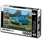 RETRO-AUTA Puzzle č. 49 Fiat 600 D (1964) 1000 dílků 120473