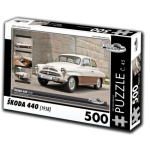 RETRO-AUTA Puzzle č. 45 Škoda 440 (1958) 500 dílků 120509