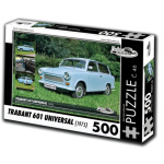 RETRO-AUTA Puzzle č. 46 Trabant 601 Universal (1975) 500 dílků 120516