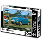 RETRO-AUTA Puzzle č. 49 Fiat 600 D (1964) 500 dílků 120525