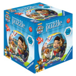 RAVENSBURGER 3D Puzzleball Tlapková patrola 01 - 54 dílků 120604