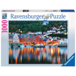 RAVENSBURGER Puzzle Bergen, Norsko 1000 dílků 122105