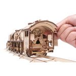 UGEARS 3D puzzle Lokomotiva V-Express s vagónem 538 dílků 124595