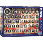 EUROGRAPHICS Puzzle Prezidenti Spojených Států Amerických 1000 dílků 124671