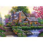 RAVENSBURGER Puzzle Romantická chata 1000 dílků 126348