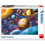 DINO Puzzle Planety Sluneční soustavy 1000 dílků 130516