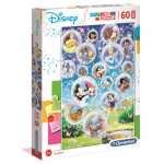 CLEMENTONI Puzzle Disney pohádky MAXI 60 dílků 131645