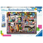 RAVENSBURGER Puzzle Knihovna Disney pohádek XXL 100 dílků 132140