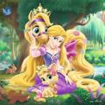 RAVENSBURGER Puzzle Disney princezny a jejich mazlíčci 3x49 dílků 132646