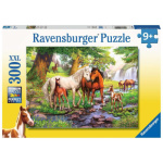 RAVENSBURGER Puzzle Koně u řeky XXL 300 dílků 132664