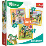 Puzzle Treflíci: Být spolu je fajn 3v1 (20,36,50 dílků) 133524