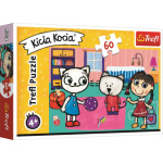 TREFL Puzzle Kicia Kocia: S přáteli 60 dílků 135457