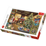 TREFL Puzzle Santa u stromečku 100 dílků 137651