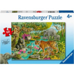 RAVENSBURGER Puzzle Indický les 60 dílků 139048