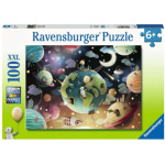 RAVENSBURGER Puzzle Vesmírné hřiště XXL 100 dílků 139081