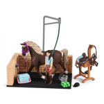 SCHLEICH Horse Club® 42438 Mycí box s Emily a Lunou 139635