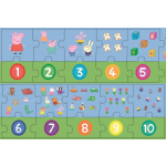 TREFL Vzdělávací puzzle Čísla Prasátko Peppa 20 dílků 139771