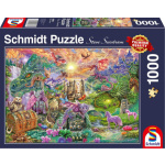 SCHMIDT Puzzle Začarované dračí království 1000 dílků 140232