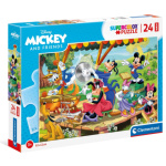 CLEMENTONI Puzzle Mickey Mouse a přátelé MAXI 24 dílků 140453