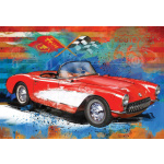 EUROGRAPHICS Puzzle v plechové krabičce Corvette 550 dílků 140789