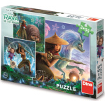 DINO Puzzle Raya a kamarádi 3x55 dílků 142701