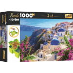 TREFL Puzzle s třídičem 2v1 Santorini, Řecko 1000 dílků 143543