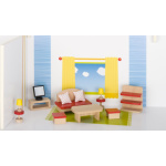 GOKI Nábytek pro panenky: Obývací pokoj Basic 143767