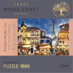 TREFL Wood Craft Origin puzzle Francouzská ulice 1000 dílků 144375