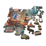 TREFL Wood Craft Origin puzzle Koláž New York 1000 dílků 144389