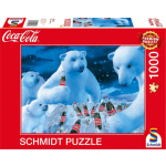 SCHMIDT Puzzle Coca Cola Lední medvědi 1000 dílků 144546