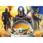 RAVENSBURGER Puzzle Star Wars: Mandalorian 4x100 dílků 145244