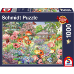 SCHMIDT Puzzle Kvetoucí zahrada 1000 dílků 145813