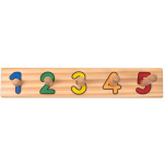 GOKI Třídící hra Naučte se počítat s dřevěnými kroužky 145893