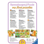 RAVENSBURGER Moje první puzzle Zvířátka a mláďátka 9x2 dílků 145923