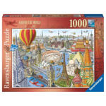 RAVENSBURGER Puzzle Cesta kolem světa za 80 dní 1000 dílků 146064