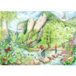 RAVENSBURGER Puzzle Procházky č.2: Dovedale 1000 dílků 146359