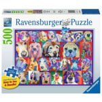 RAVENSBURGER Puzzle Ahoj pejsci XXL 500 dílků 146381