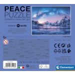 CLEMENTONI Peace puzzle: Světle modrá 500 dílků 146837