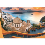 TREFL Puzzle Santorini, Benátky, Zámek Sully-sur-Loire a Kočky 4x1000 dílků 146917