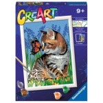 RAVENSBURGER CreArt Malování podle čísel: Nejlepší přátelé 18x24cm 146999