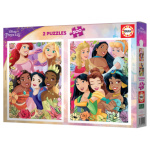 EDUCA Puzzle Disney princezny 2x500 dílků 147104