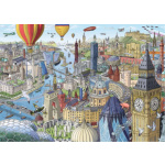 RAVENSBURGER Puzzle Kolem Velké Británie a Irska 1000 dílků 147398