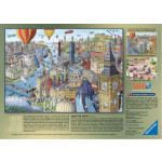 RAVENSBURGER Puzzle Kolem Velké Británie a Irska 1000 dílků 147398