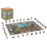 WOODEN CITY Dřevěné puzzle Katedrála Notre-Dame 2v1, 1010 dílků EKO 147650