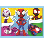 TREFL Puzzle Spidey a jeho úžasní přátelé 4v1 (12,15,20,24 dílků) 147797