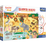 Oboustranné puzzle Treflíci v ZOO SUPER MAXI 24 dílků 147867