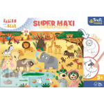 Oboustranné puzzle Treflíci v ZOO SUPER MAXI 24 dílků 147867