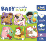 TREFL Baby puzzle Farma 6v1 (2-6 dílků) 147887